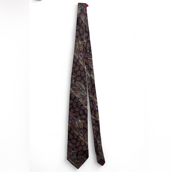 CHRISTIAN DIOR PAISLEY PRINT TIE - Picture 1 of 7